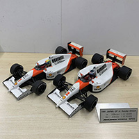 1991 JAPAN GP McLaren Honda 118 G.Berger A.Senna アイルトンセナ ミニカー 2台セット